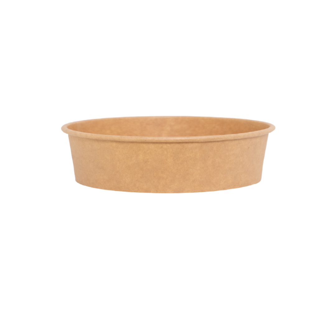 26 OZ kraft rice bowl 750 cc with lid 300pcs/carton