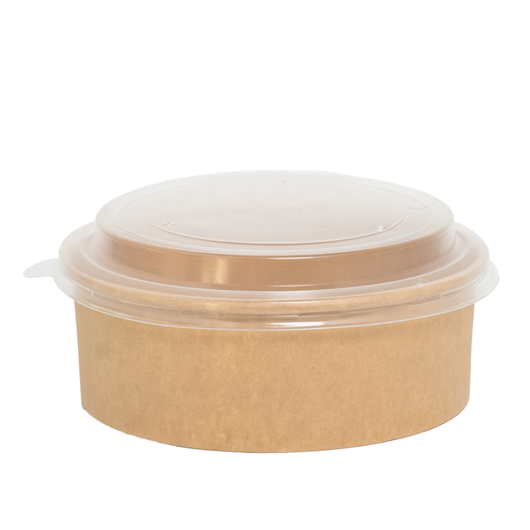 48 OZ kraft fattah bowl 1500 cc with lid 250pcs/carton