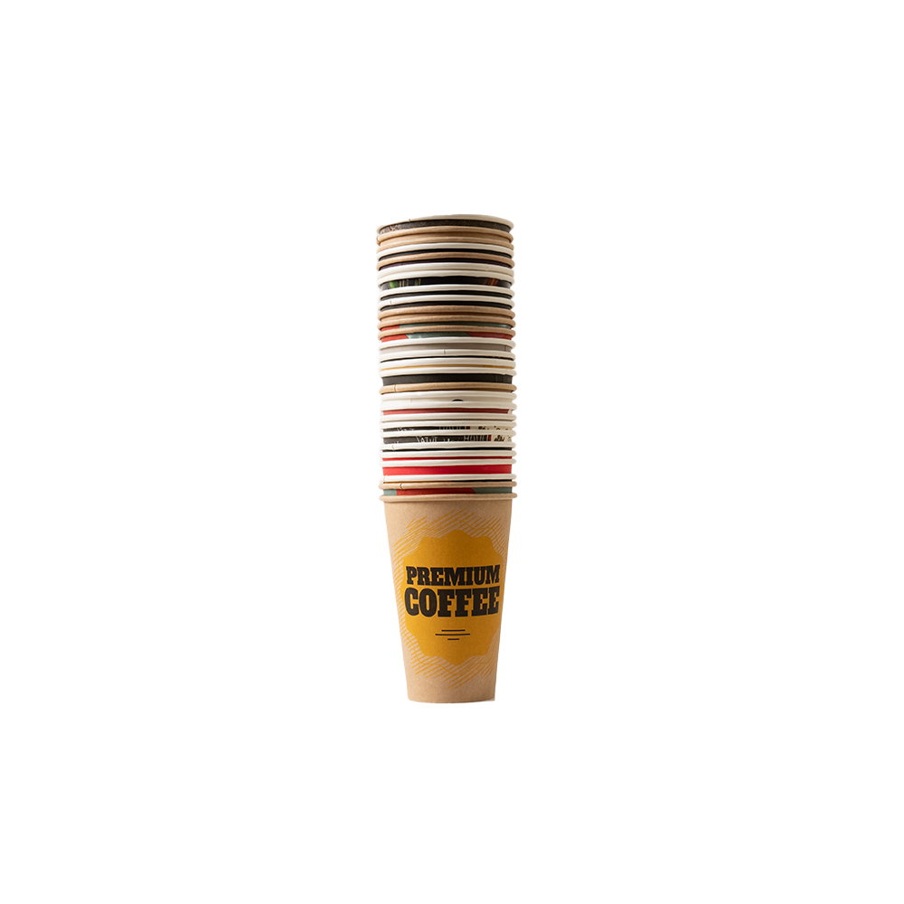 12 OZ kraft cup 260gsm 1000pcs/carton