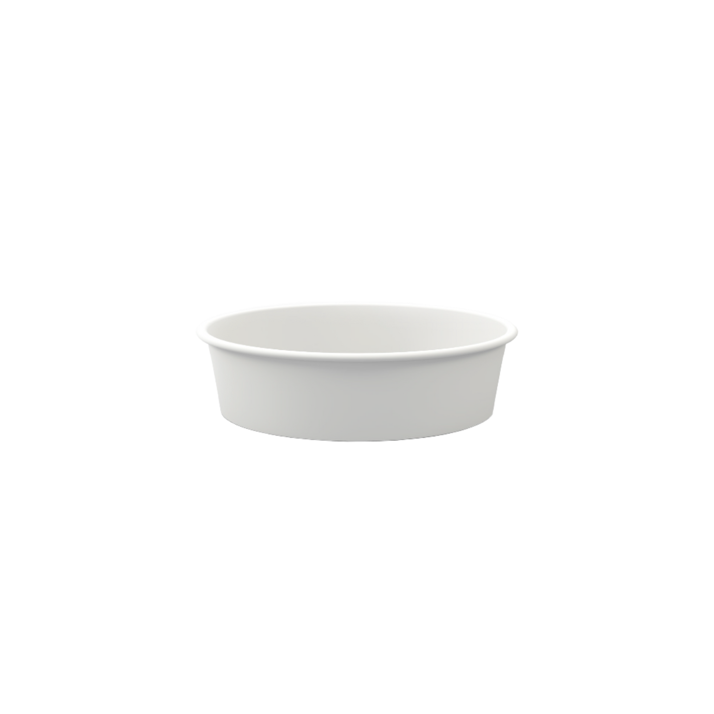 9OZ single wall paper bowls 200 cc  lid 450pcs/carton white or printed