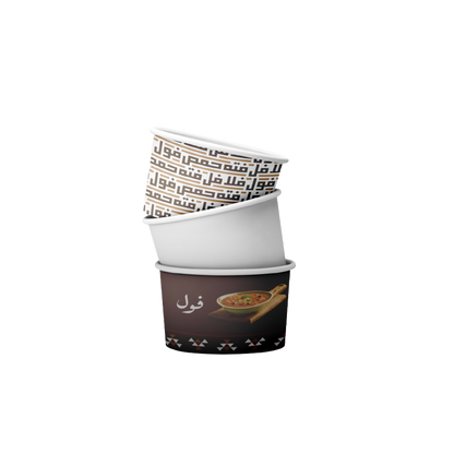 12OZ single wall paper bowls 300cc with lid 450pcs/carton