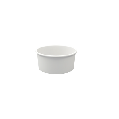 12OZ single wall paper bowls 300cc with lid 450pcs/carton