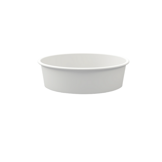 32 OZ single wall paper fattah  bowl 1000cc with lid 300pcs/carton