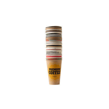 12 OZ kraft cup 260gsm 1000pcs/carton